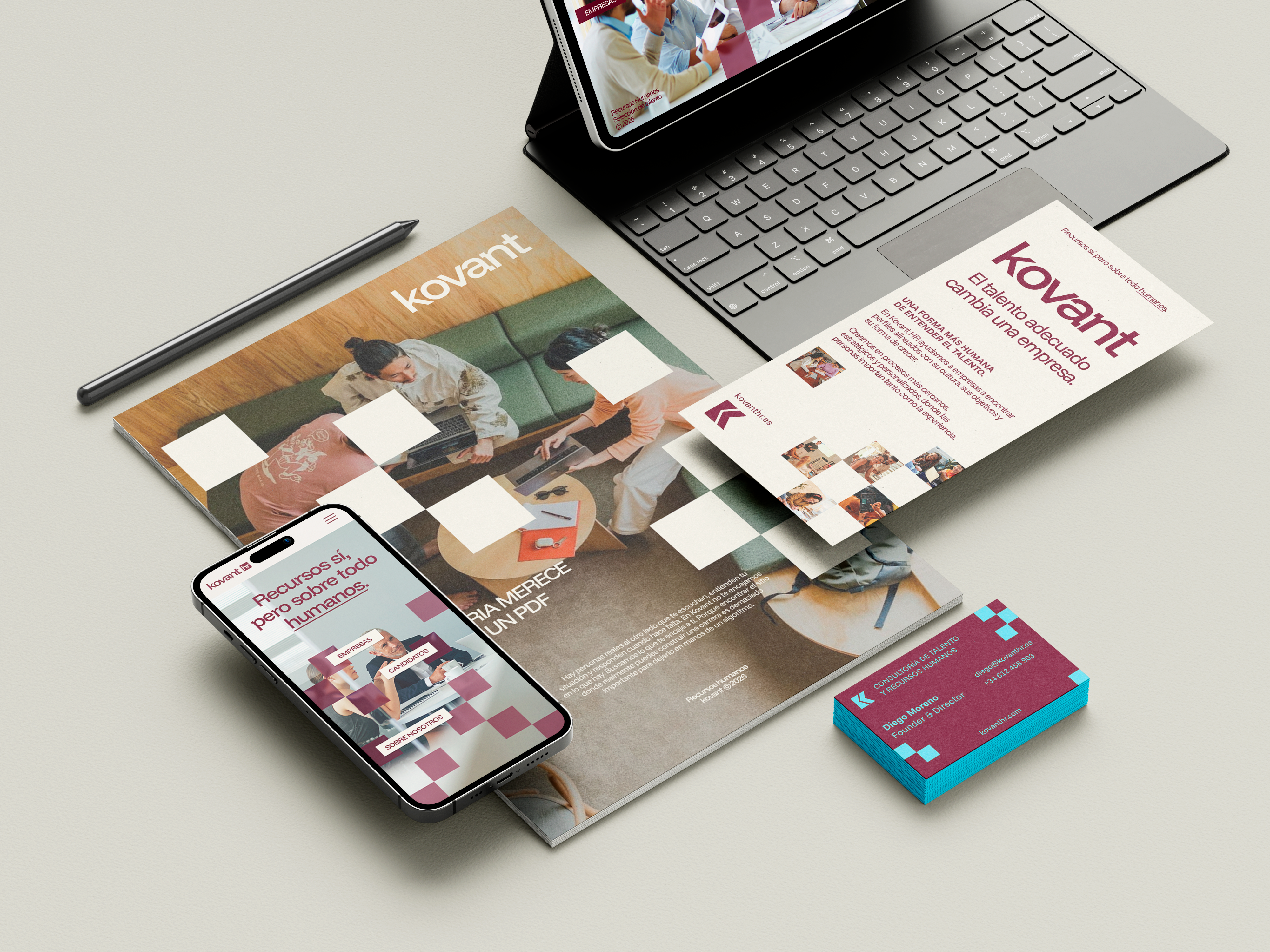 Kovant brand collateral