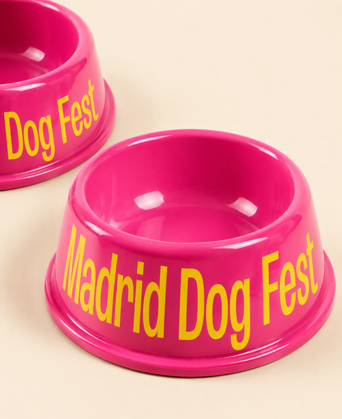 Madrid Dog Fest branded dog bowls